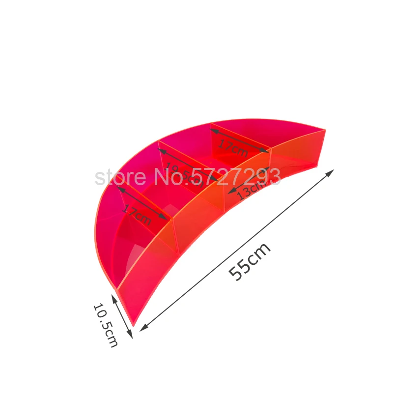 Pink Acrylic Moon Shelf Living Room Essential Wall Mounted Floating Storage Rack Bedroom Home Decoration