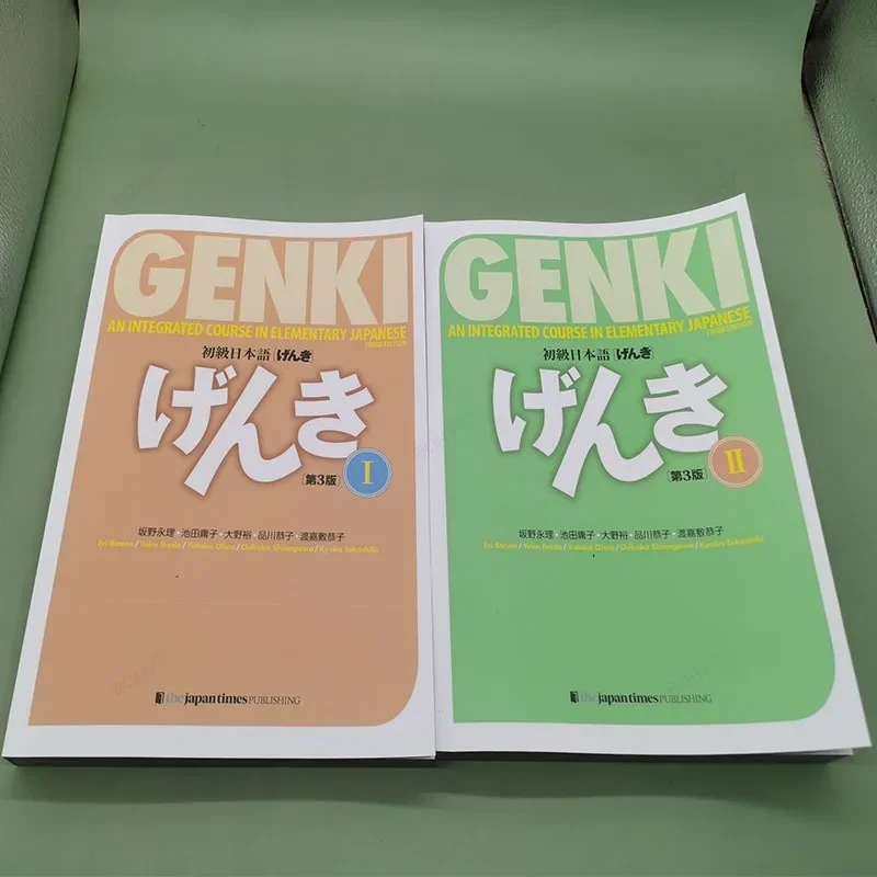 5 Books GENKI Third Edition Textbook+Workbook+Answer Key An Integrated Course in Elementary Japanese I II Libros