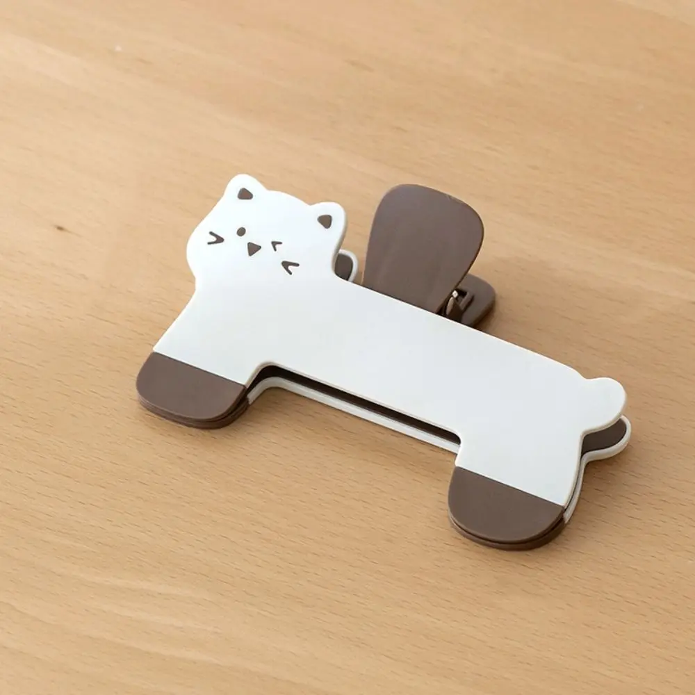 Portable Plastic Reading Auxiliary Fixed Book Clip Dog Cute Kitten Bookmark Stereoscopic Mini Puppy Reading Clip Bookstore