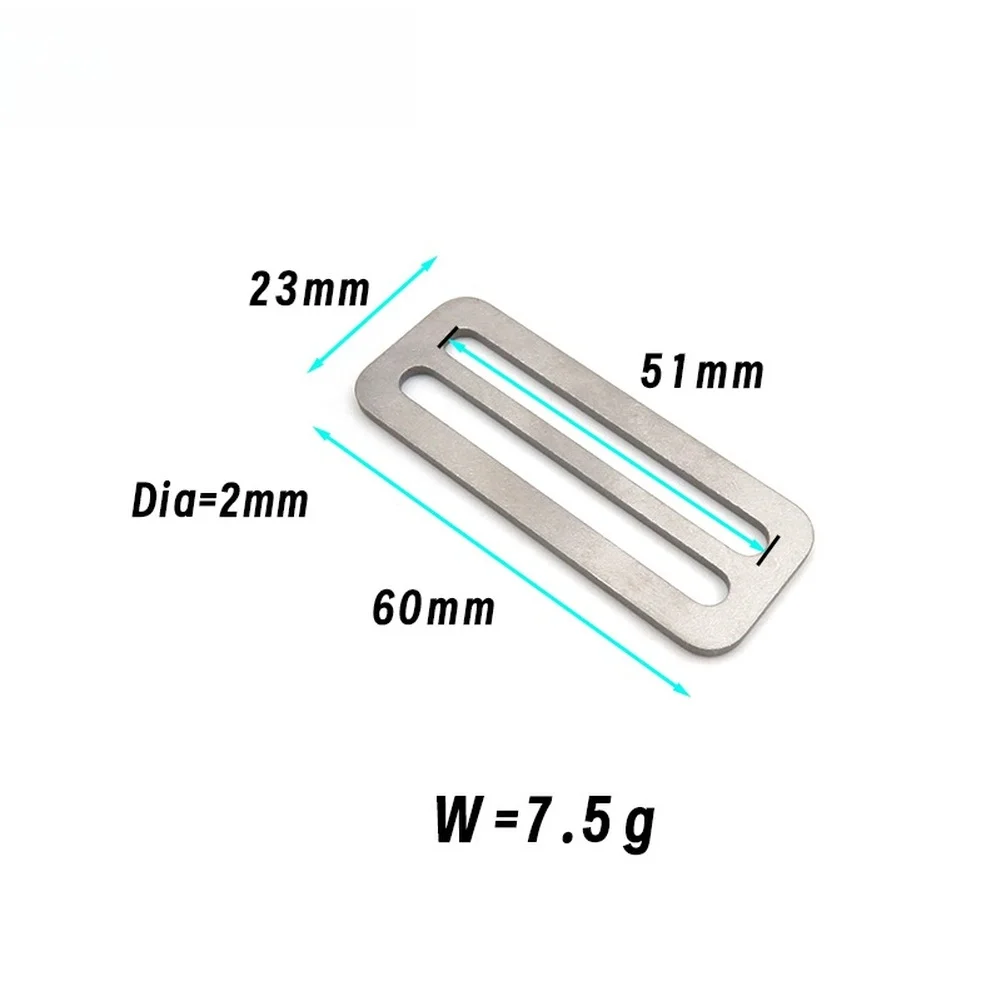 Bild 6: Titan-D-Ring-Gürtelstopper für Taucher zum Befestigen von Gewichtsgürteln, kompatibel mit 1 Zoll bis 2 Zoll breitem Gurtband.