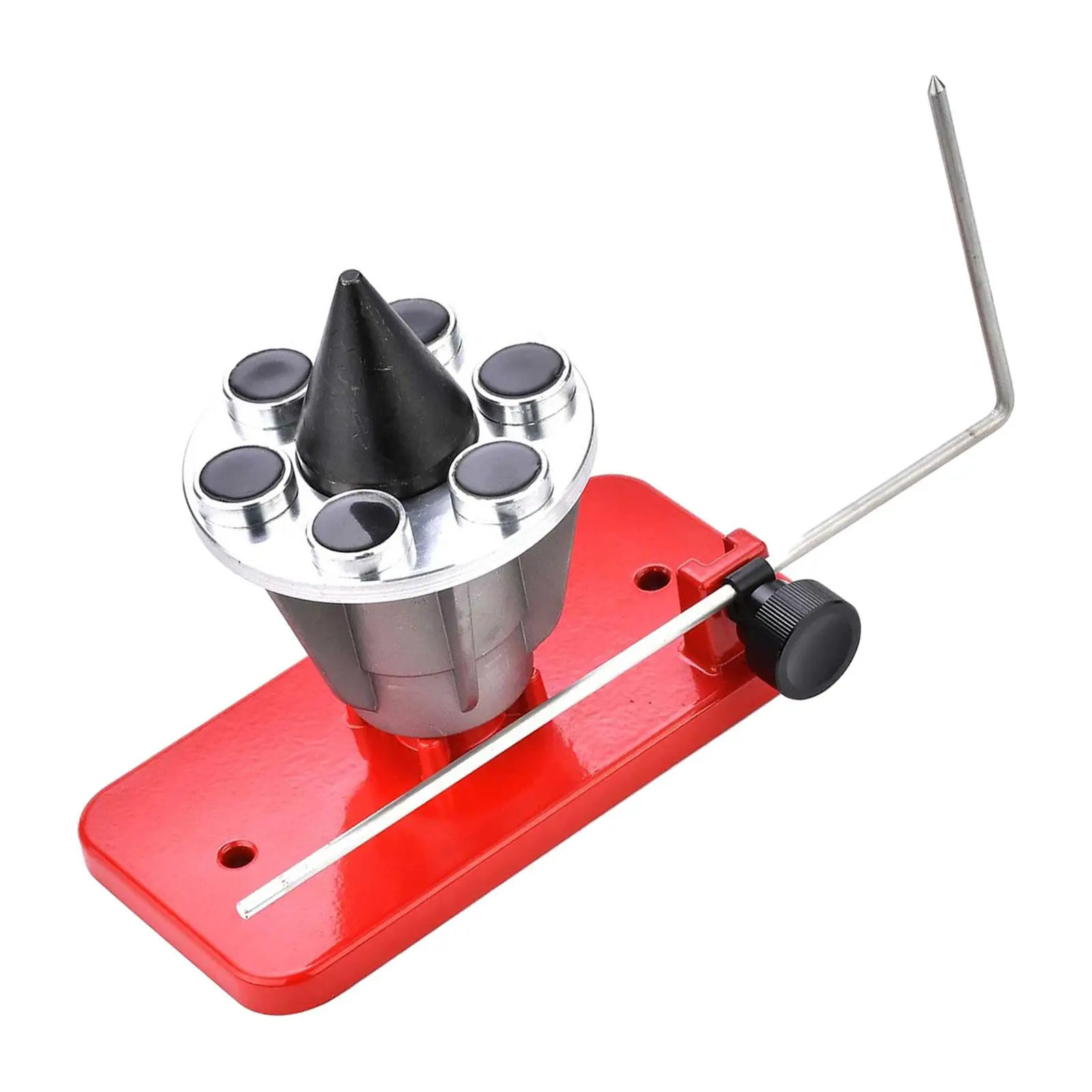 

Lawn Mower Blade Balancer Smooth Cutting Metal Lawnmower Blade Balance Tool for Lawn Tool Home Grass Hand Drill Blade Balancer