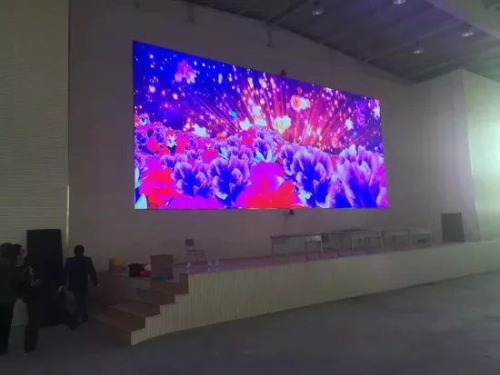 Layar LED Tahan Cuaca Khusus Luar Ruangan, TV Latar Belakang Ruang Rapat Kelas Atas, Layar SMD P4
