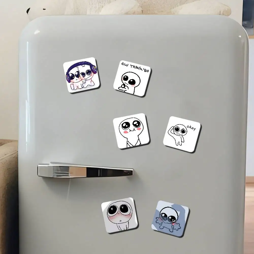 T-b-h C-Creature Autism Meme Refrigerator Magnets Cute Cartoon Magnetic Personality Decorations Creative Gifts