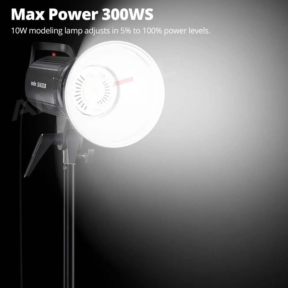 Godox SK300IIV SK400IIV SK300II-V SK400II-V 2.4G X System Professional Compact Studio Flash for Photography Studio Stream