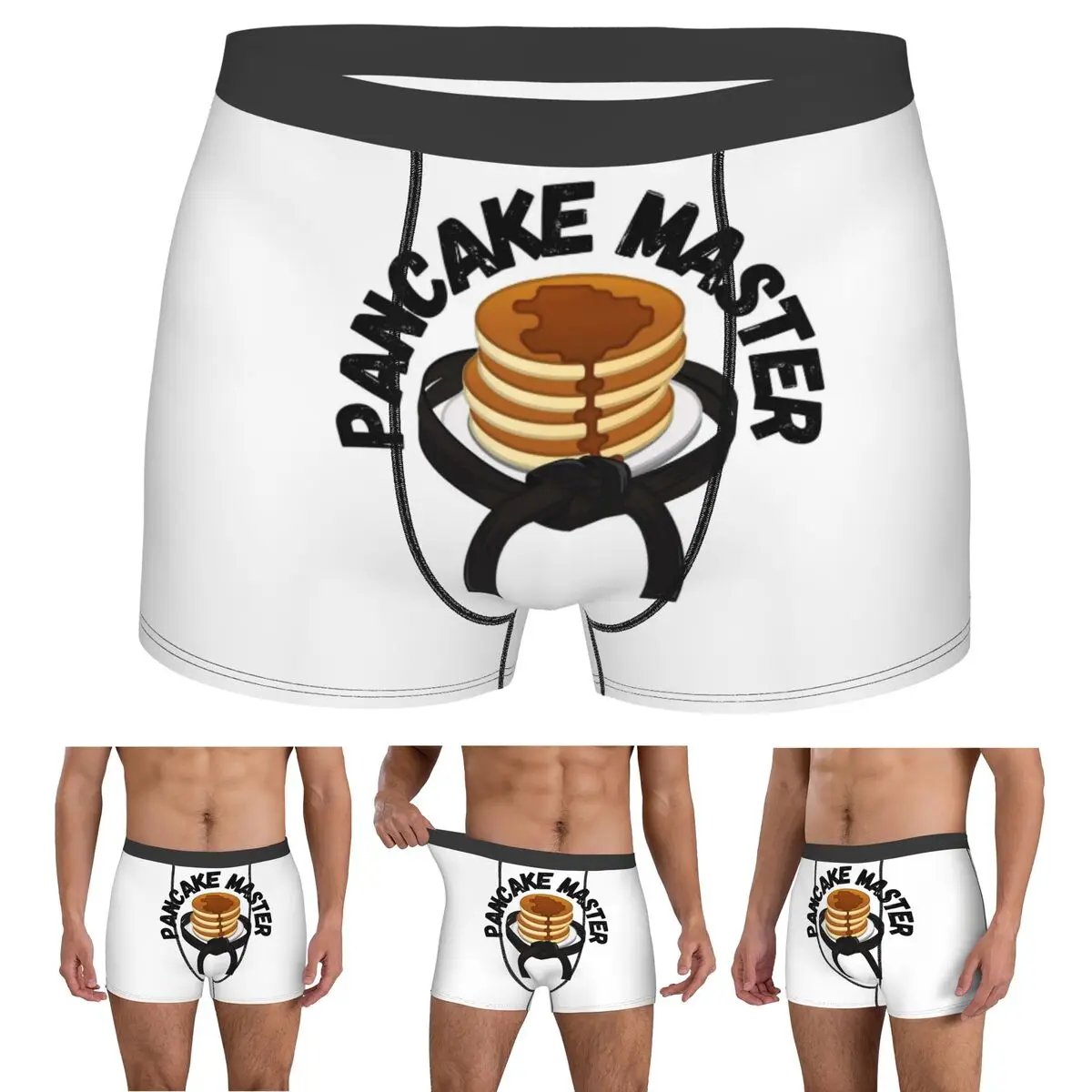 

Трусы-боксеры, шорты для папы, блинные мастер-млинчики, трусики для праздника, мужское удобное нижнее белье для мужчин, подарки бойфренду