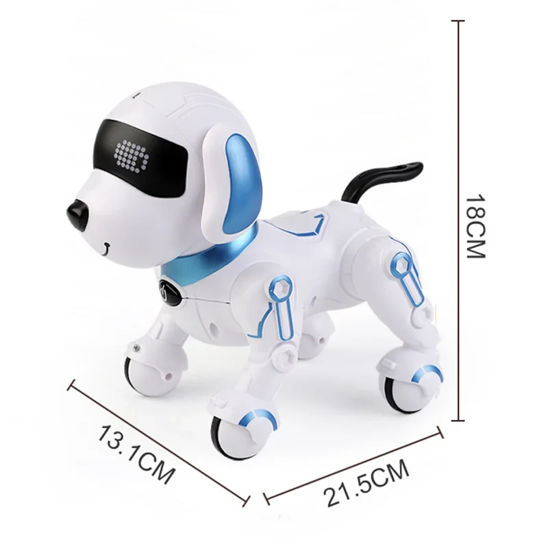 Afstandsbediening Robot Hond RC Elektronische Stunt Huisdier Interactieve Touch Programmeerbare Smart Walking Dansende Hond Kinderen Geschenken Speelgoed