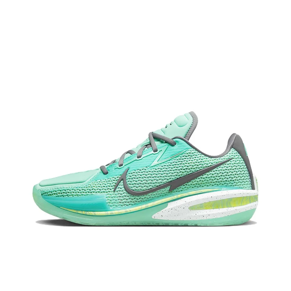 Nike Air Zoom G.T. Cut 1 Basketball Shoes Unisex Low Top Green/Gray CZ0175-901