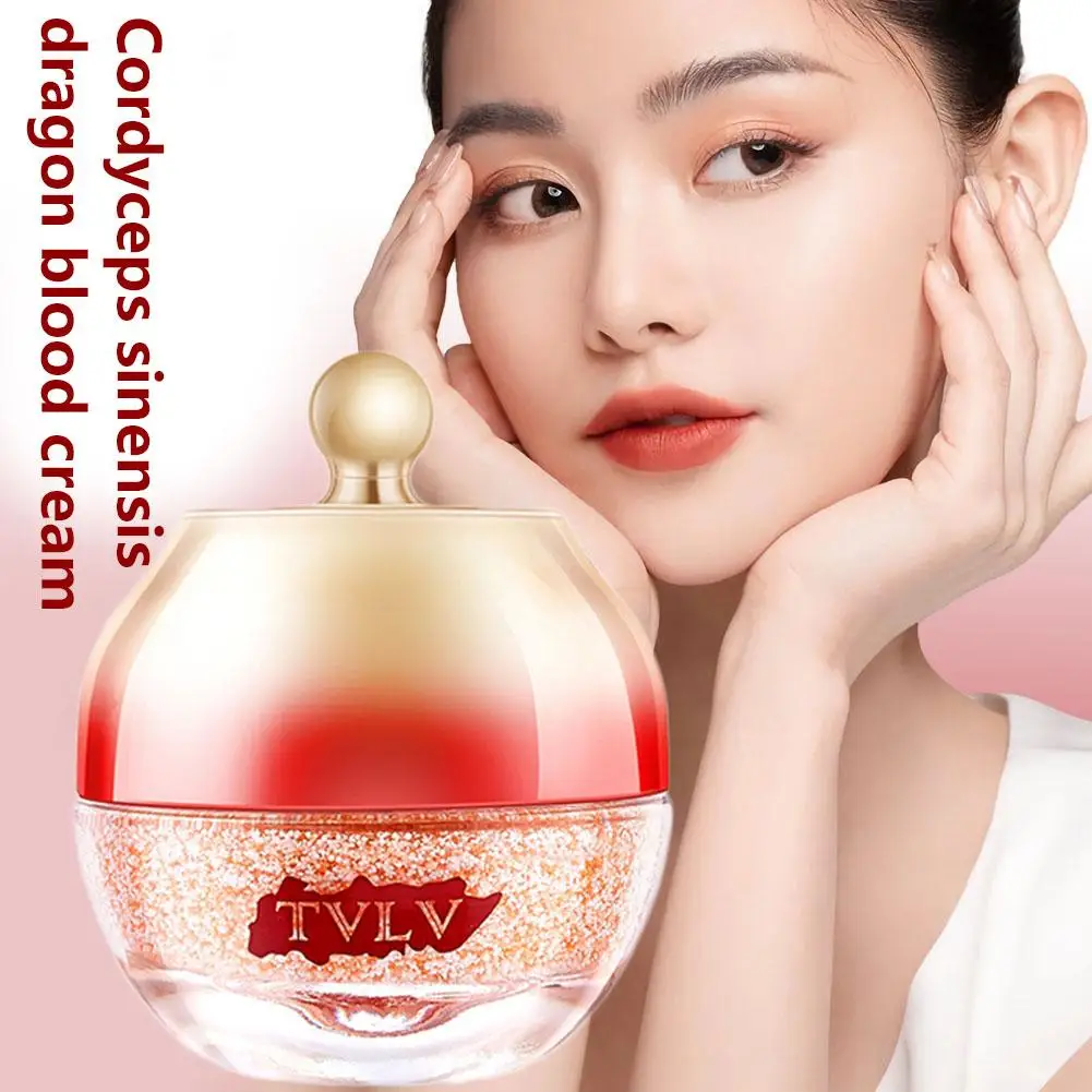 

Dragon's Blood Whitening Cream Cordyceps Sinensis Skin Anti-Wrinkle Skin Cream Face Whitening Repairs Care 50g Concealer Y1S5