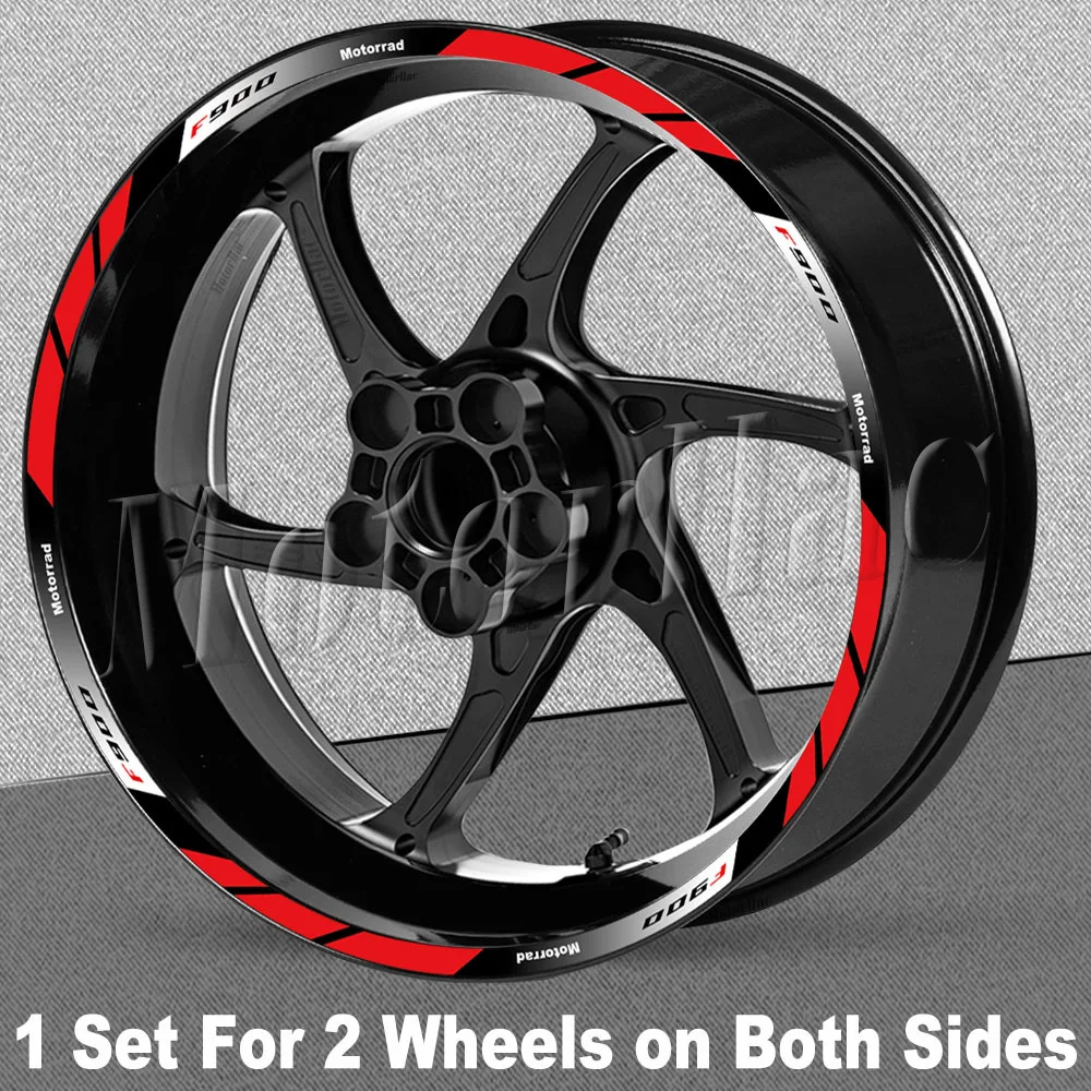Reflektierende Motorrad-Felgenaufkleber Streifendekor Zubehör für F900XR F900R F 900 XR F900 R – Detail 3