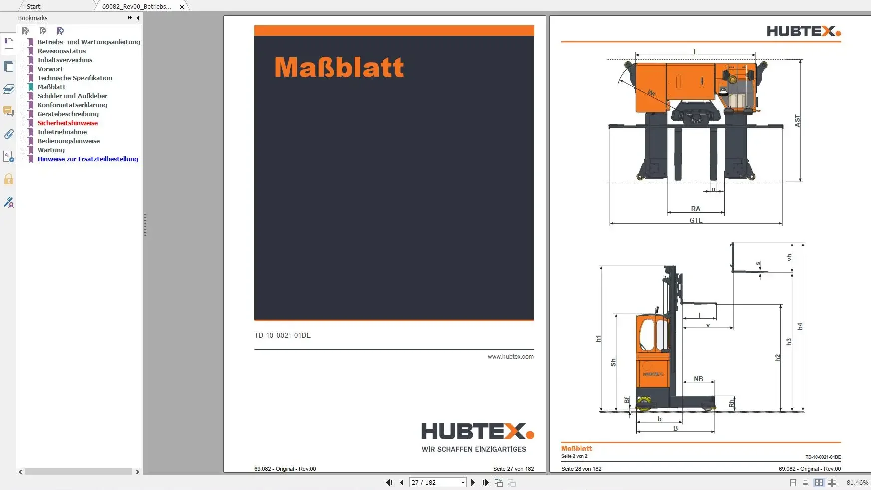 Hubtex Forklift 4.1 GB PDF German Updated 2021 Service and Part Manual DVD