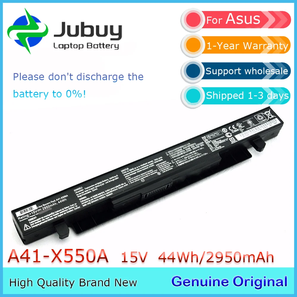 A41-X550A 15V 44Wh Original Laptop Battery for Asus X550C X550CA X550CC X550B X550VC X550D