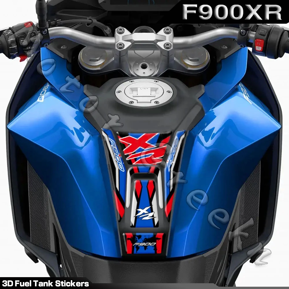 

3D Motorcycle Fuel Tank Pad Stickers protection 3M Decals Accessories Oil Gas Cover For F900XR F900 XR 2020 2021 2022 2023