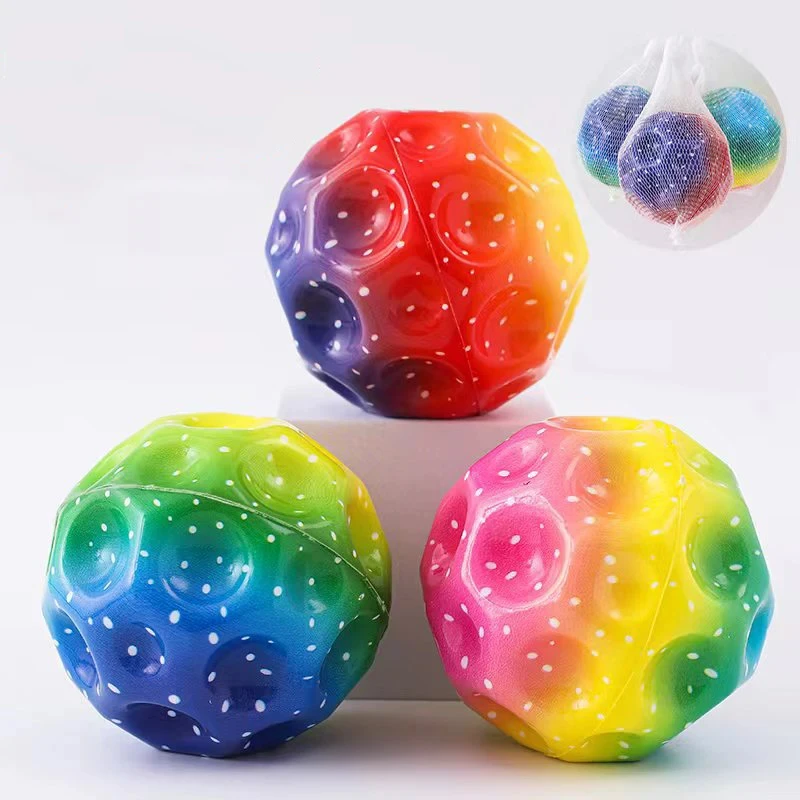 PU Foam Extreme High Bouncing Balls for Kids Sports Toys Space Ball Children's Sensory Balls Athlete Training Ball Outdoor Games