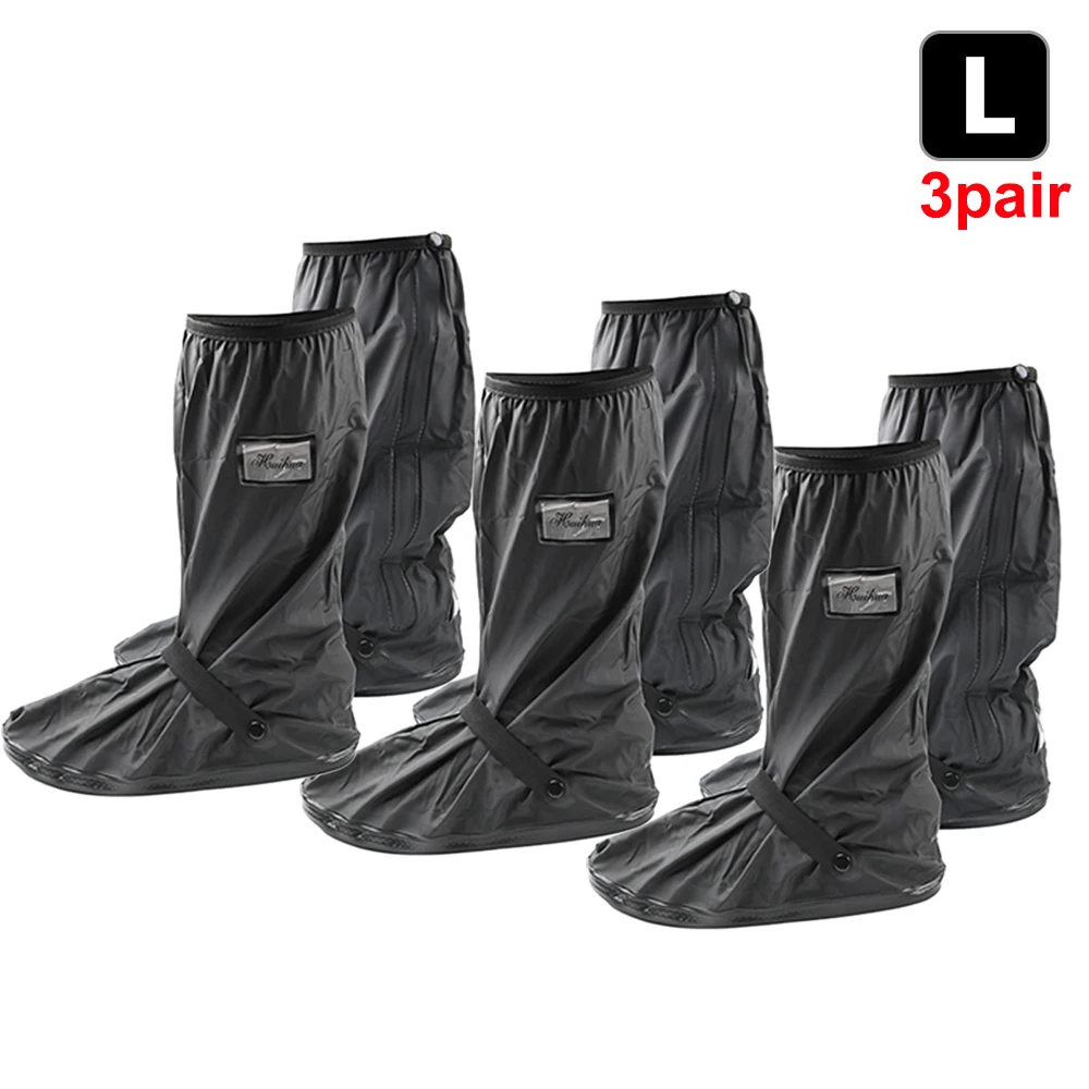 Wiederverwendbare Motorrad-Roller-Dirt-Bike-Regenschuh-Abdeckung, rutschfeste Stiefelüberzüge, Unisex-Fahrradschuh-Schutz für regnerischen, verschneite Tage