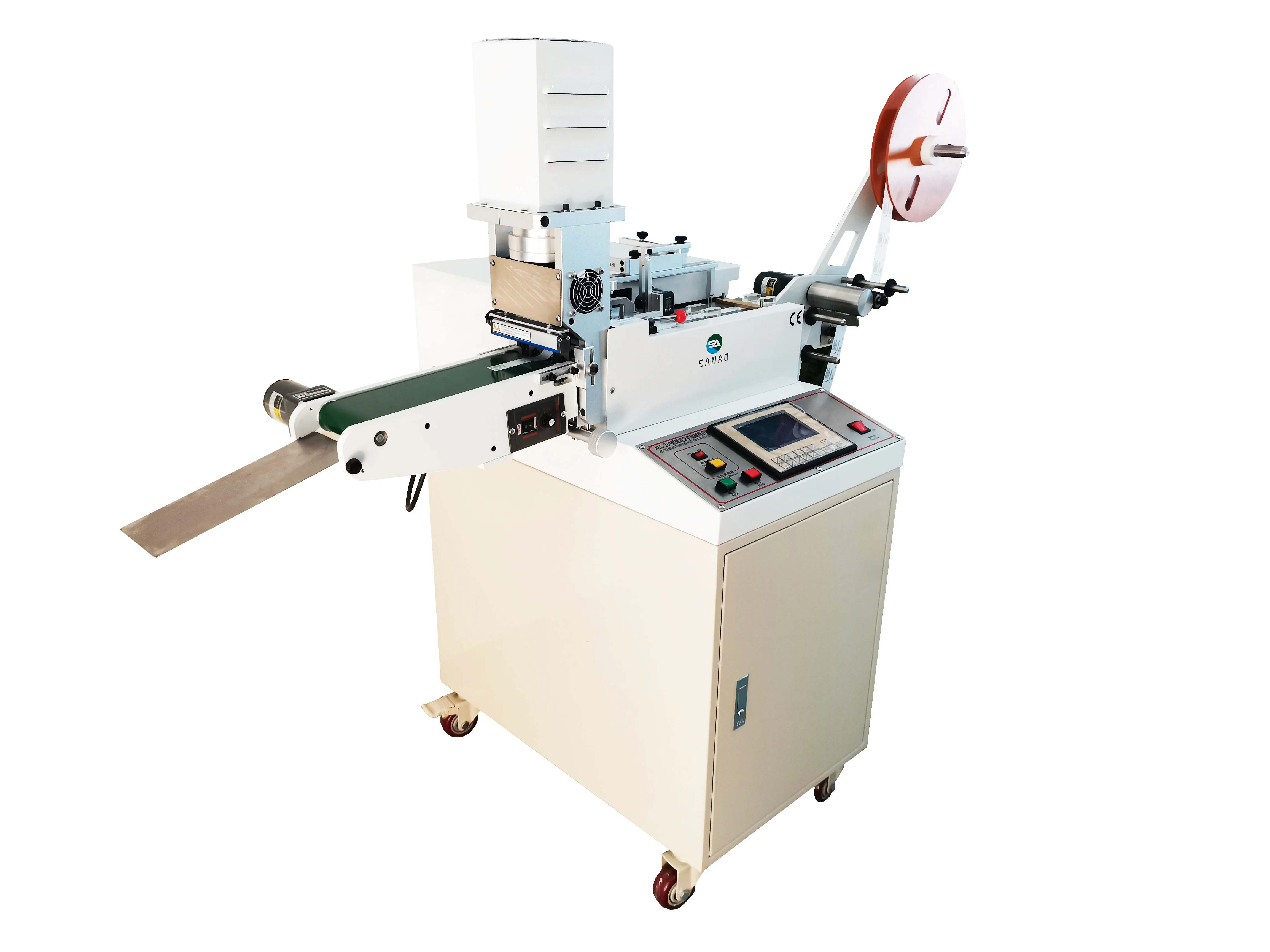 Hot SellingCan Handle Both Hot And Cold Cutting Ultrasonic Label Cut Machine For Garment Label Accurate Positioning