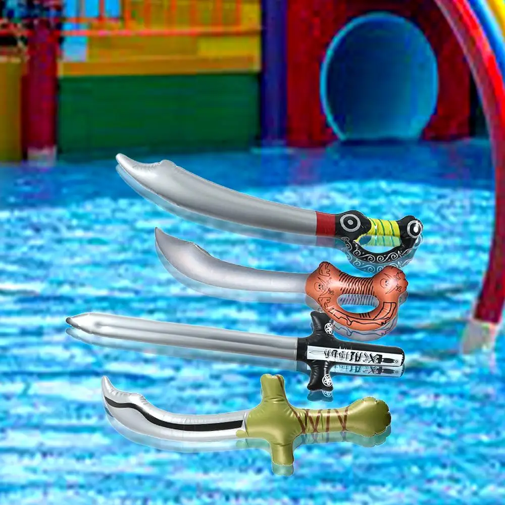 Inflatable Stage Props Water Play Toys Kids Toys Children Toys Sword Toy Swim Pool Play Toys Wedding Decoration Pirate Cutlass