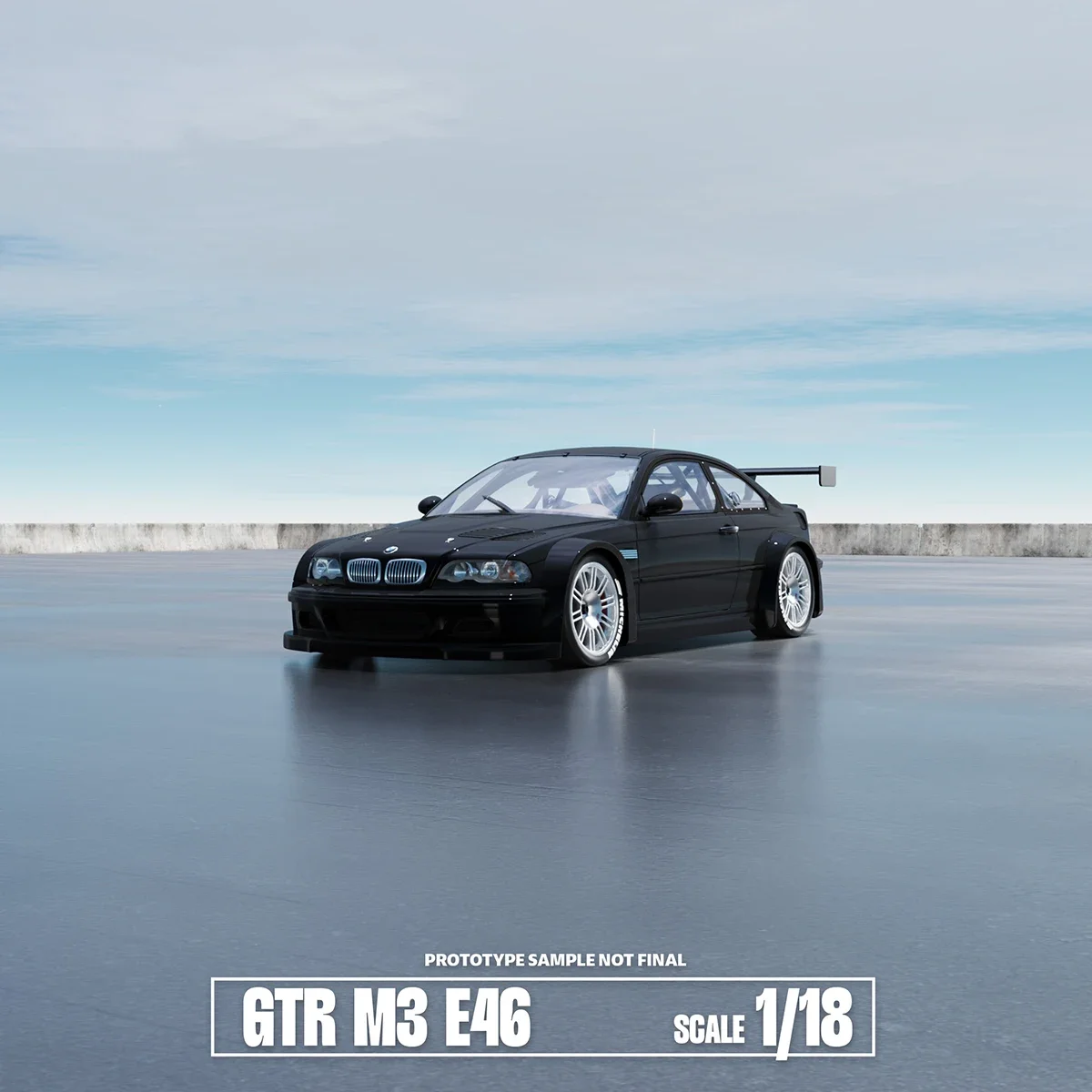 ミニカー Kyoshi 1/18  M3 GTR Street KYOSHO 1/18scale BMW M3 GTR STREET (E46) Blue [No.K08507BL