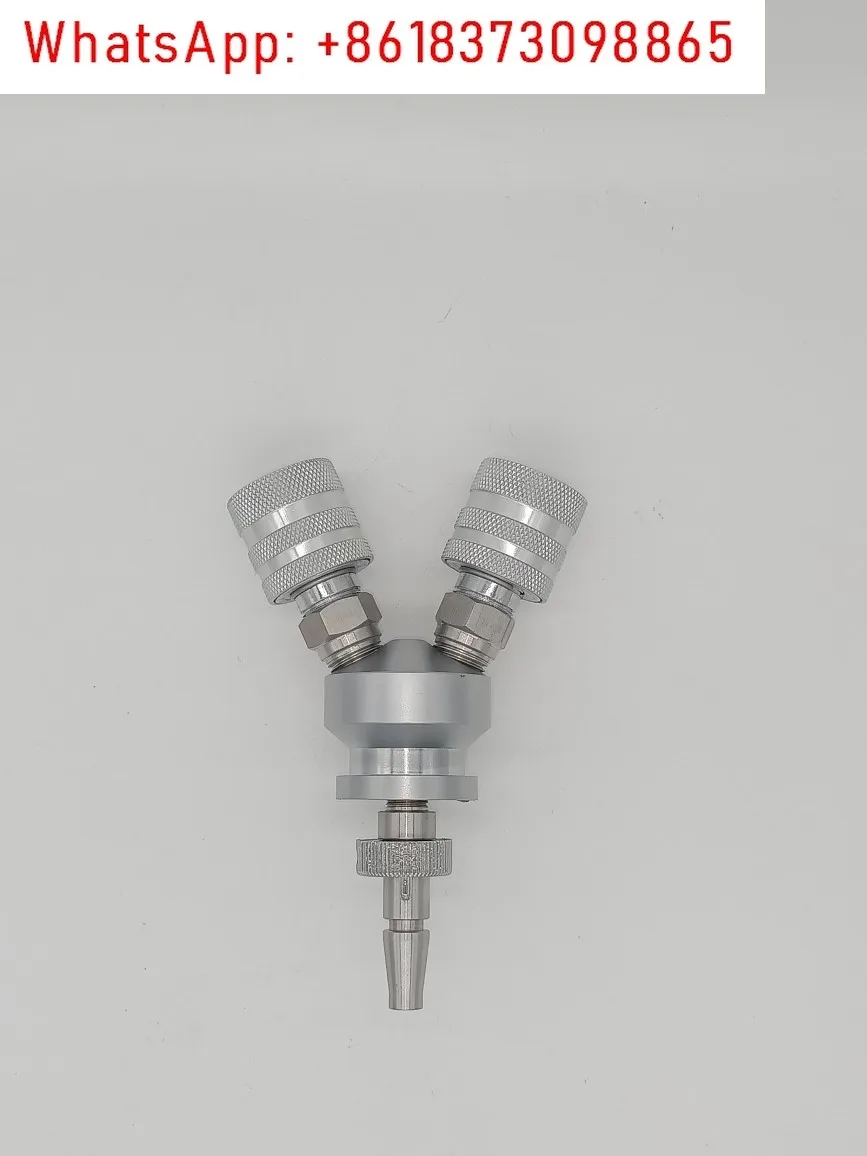 

1 шт., цельнометаллический немецкий стандарт, национальный стандарт, кислородная концевая точка, одна точка, два разъема, газовая вилка, концевая точка, ответвление