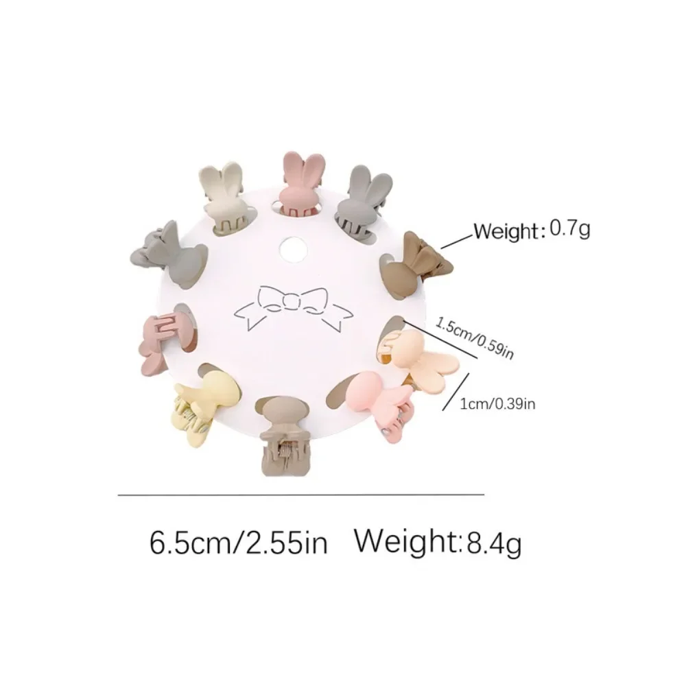 10PCS Cute Star Butterfly Small Hair Claw Crab Hair Clips Girls Childs Mini Cartoon Hair Clamps Baby Headwear Accessories Sets