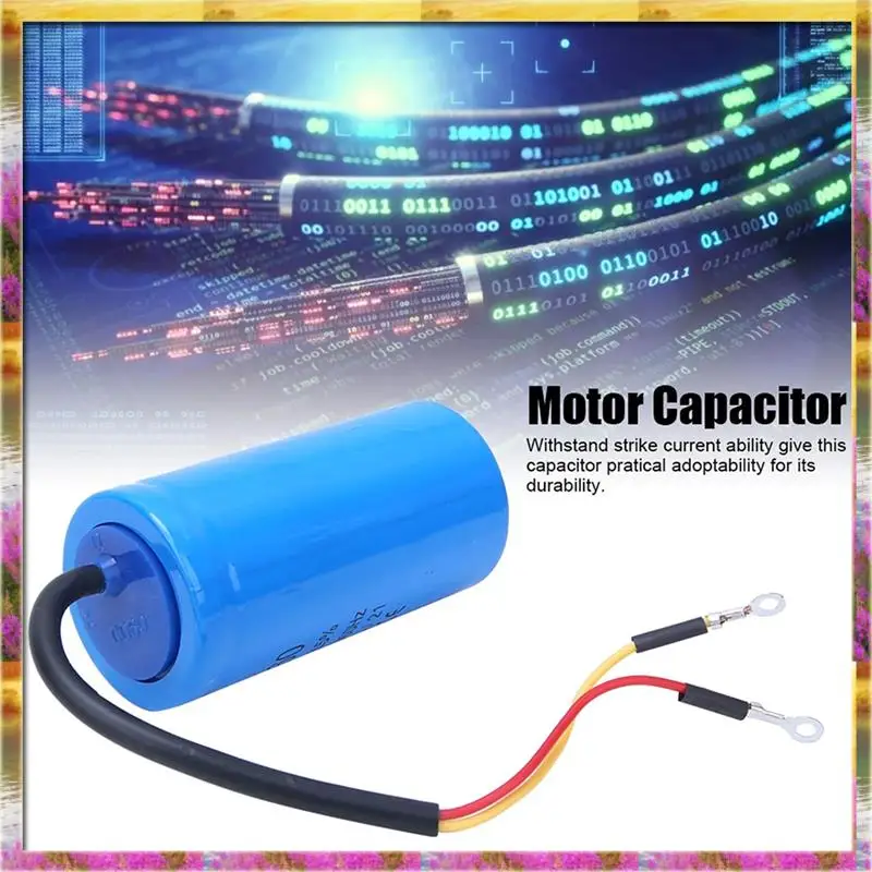 AA46 HOT-CD60 250V 400Uf Switching Capacitor, Motor Capacitor, Explosion-Proof Electrical Appliance Accessories