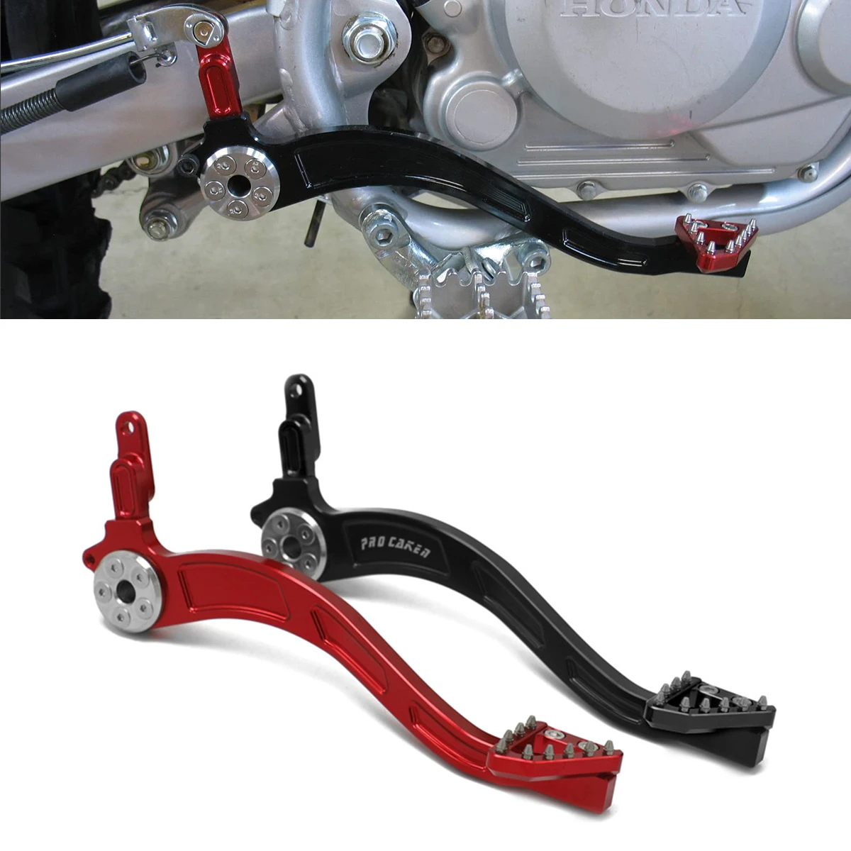 

Motorcycle CNC Billet Flexable Rear Foot Brake Lever Pedal For Honda CRF150F CRF230F CRF 150F 150F/230F 2003 2004 2005-2019 2020