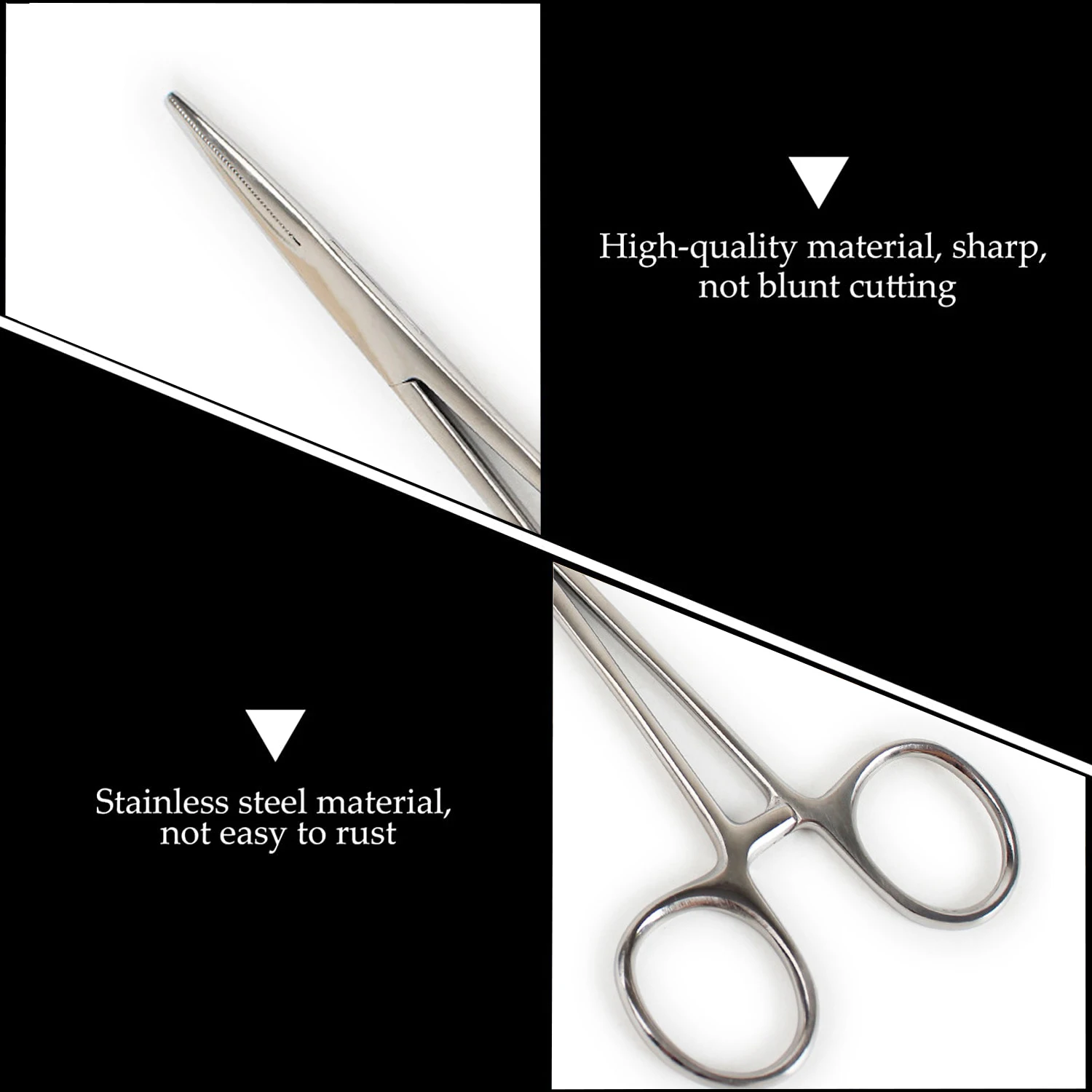 Animals Curved Trauma Hemostat  Stainless Multi Rainbow Color Grooming Veterinary Tools Suitable for Surgical Wound Cleaning