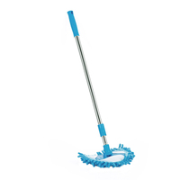 Telescopic Cleaning Mop Portable Handheld Sponge Mini Tools Desktop Rotary Tile Cleaner Squeeze Household Mops for Floor