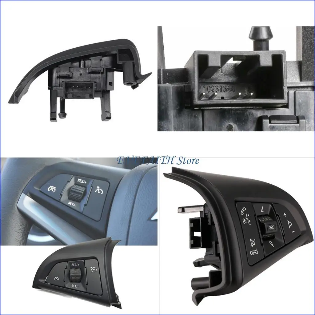 124B Steering Wheel Volumes Control Switches 0.1s Response For Safe Sound Adjustment Anti Fatigue Design 96892140 96892135