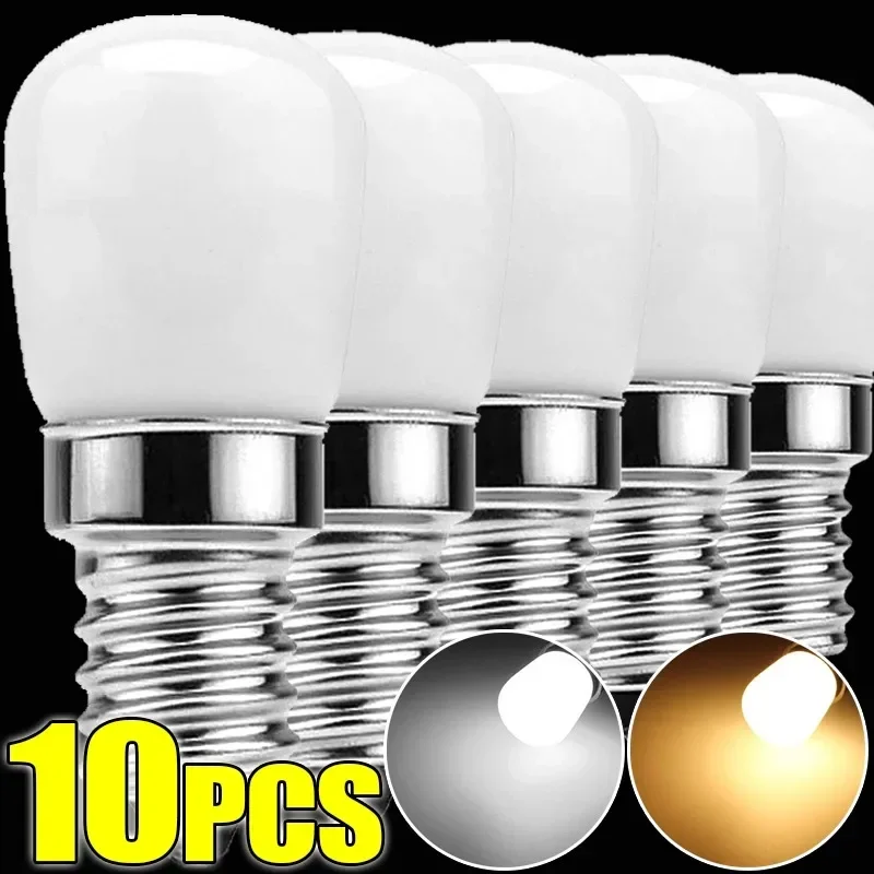 Imagem -02 - Lâmpadas Mini Led Geladeira Lâmpadas 220v Led Geladeira Lâmpadas Parafuso para Armários de Exibição Geladeira E12 E14