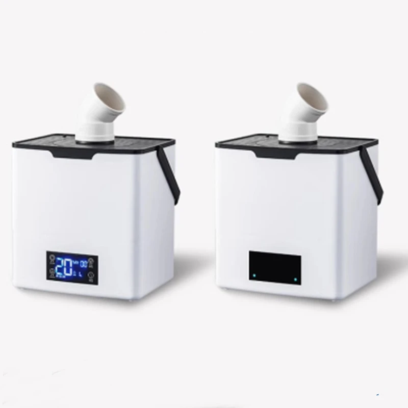 Humidificador ultrasónico inteligente, Cubo de pulverización para Taller, 12V, volumen de niebla para coche, verdor, fruta y verdura, casa de gato, restaurante