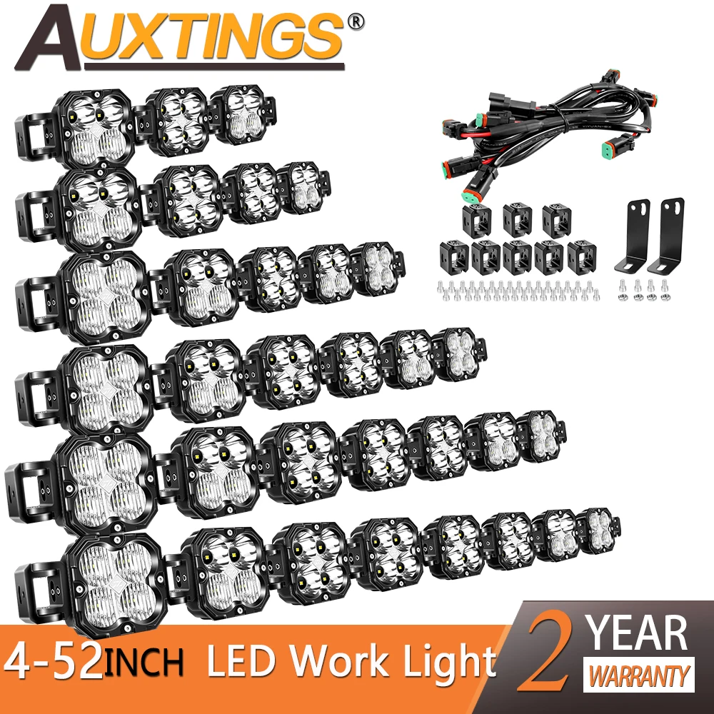 Auxting (светодиодная, 4x4, панель, внедорожников) купить от 272,00 руб. Автомобильные фары на 1rub.ru