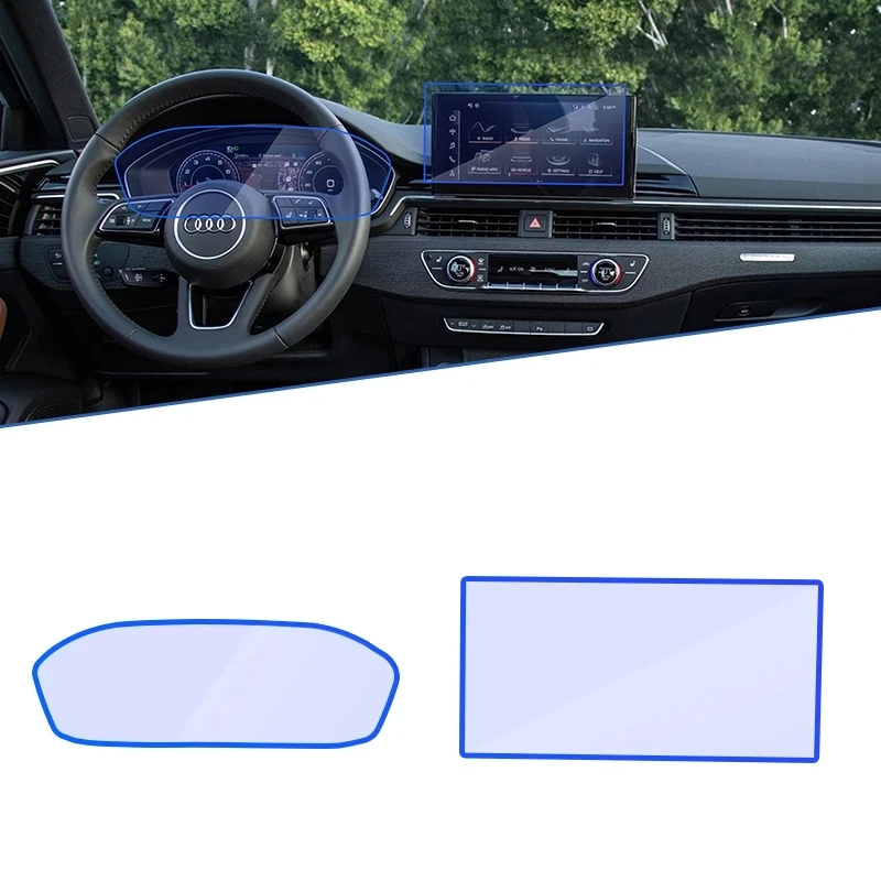 For AUDI Q5 80A MK2 2021 2022 Car Navigation Instrument Ultra-Thin Film Perfect Fit Screen Protector Tempered Glass Accessories