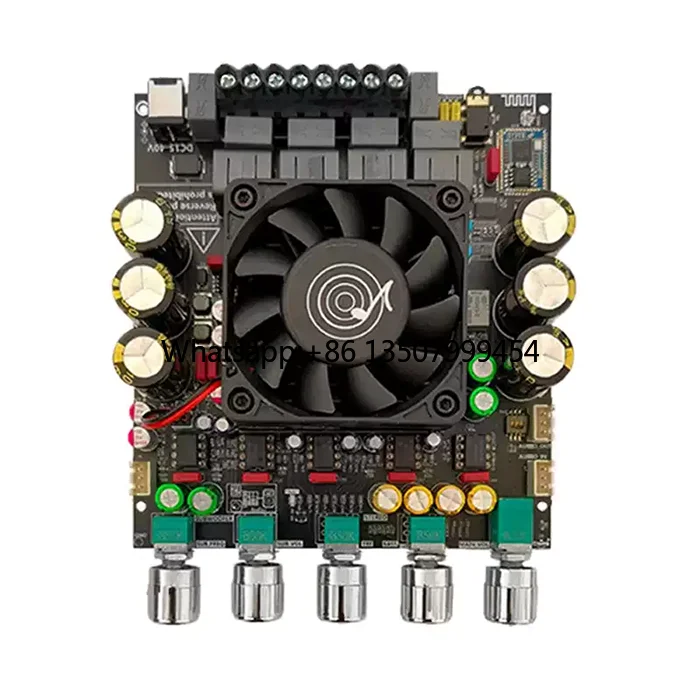 

High Power 2.1 Channel Bluetooth Amplifier Module, Wireless Audio, 200W+200W+400W Class D Amp Board Based on TPA3223