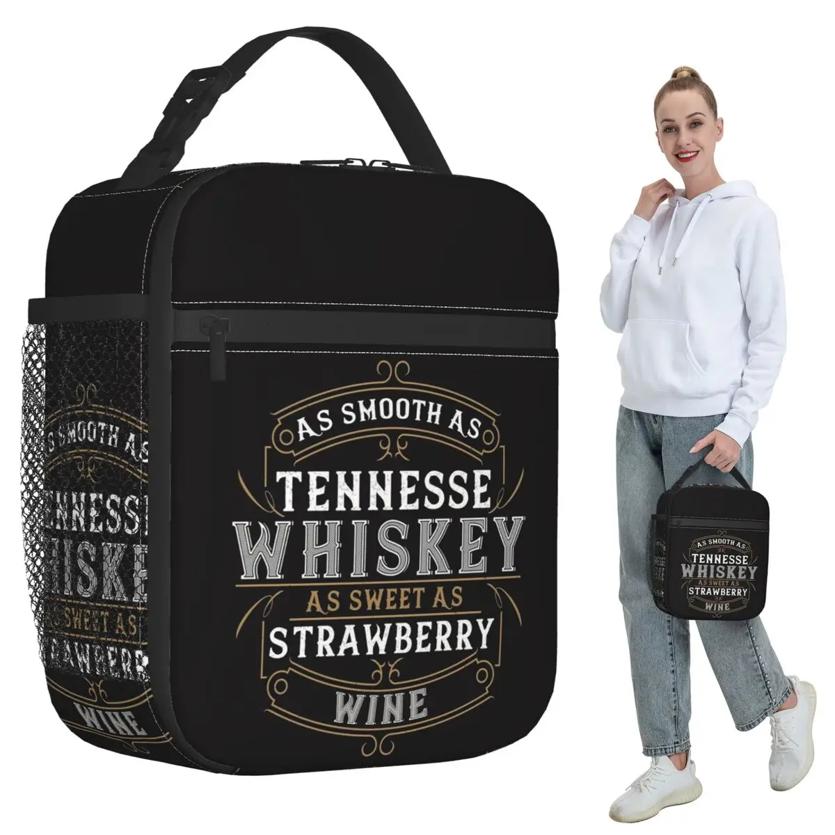 

Термосумка для обедов As Smooth As Tennessee Whiskey для женщин, офисная термосумка-холодильник, герметичный контейнер для еды