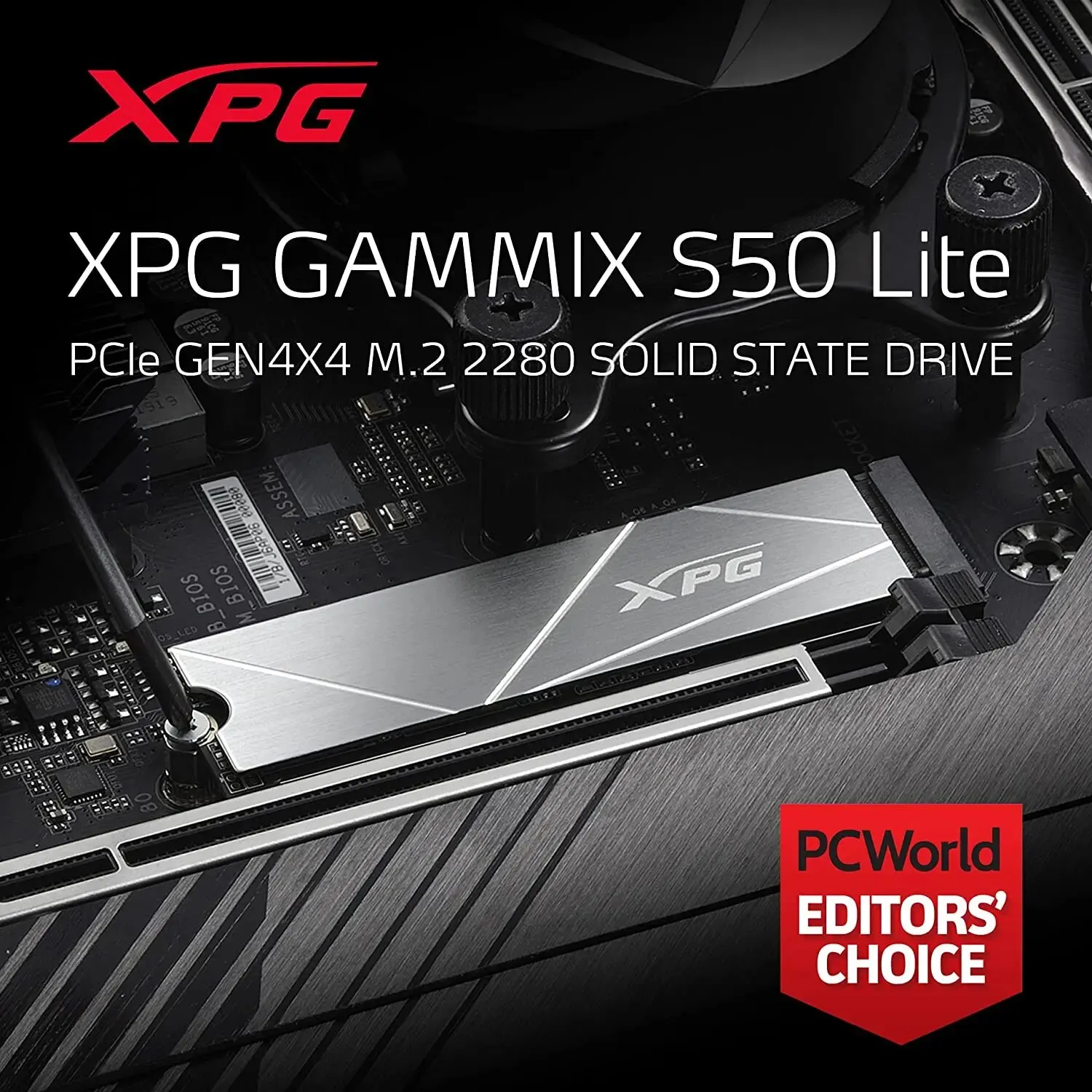 ADATA XPG GAMMIX S50 Lite 512GB 1TB M.2 2280 PCIe Gen 4.4 NVMe 1.4 Internal SSD