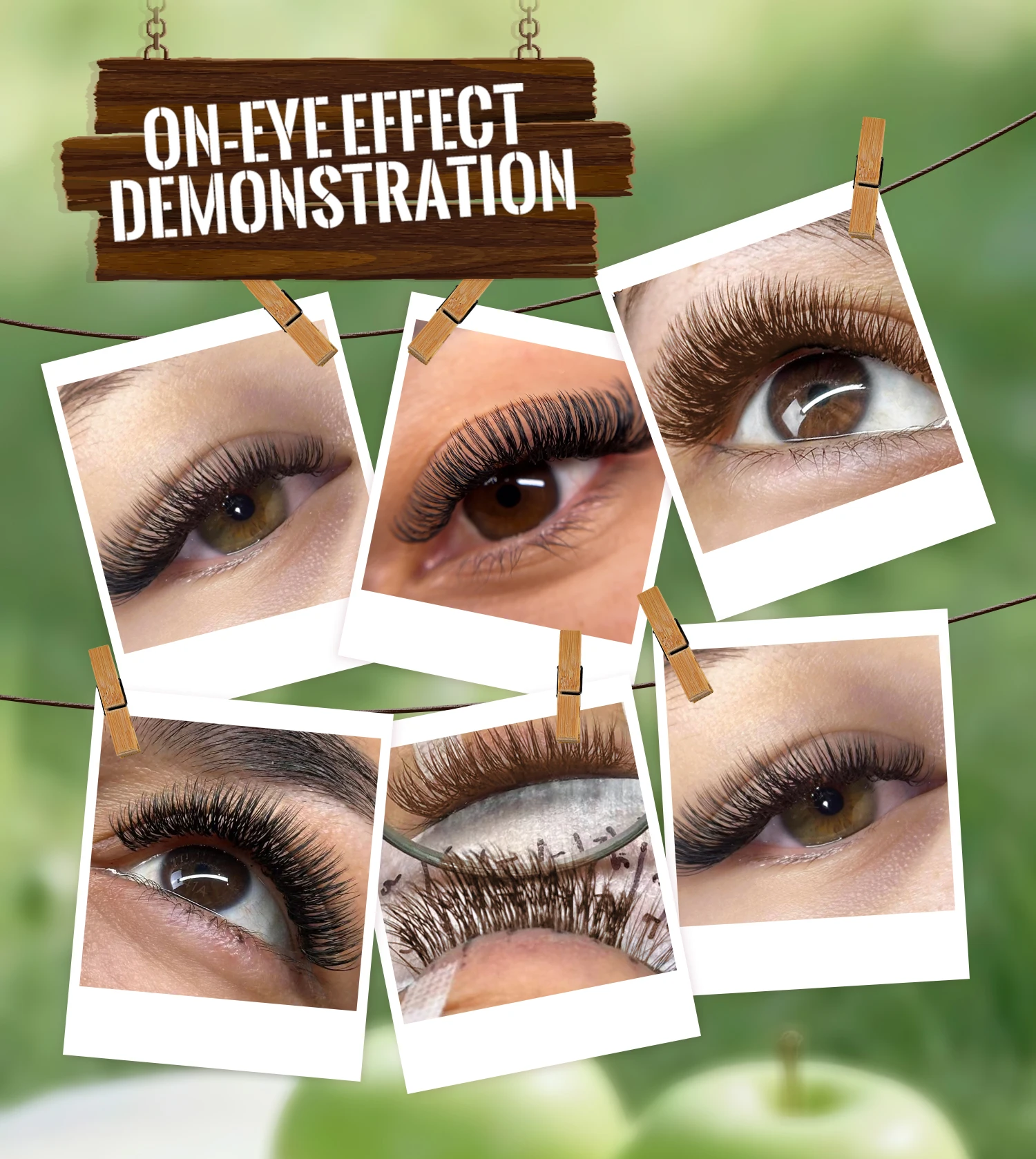 LAKANAKU 2D UU Technologie Fasern Wimpern Großhandel Form U YY Cilios Para Extensión De Volume Make-up Doppelspitzen-Wimpern YY Fio U – Detail 9