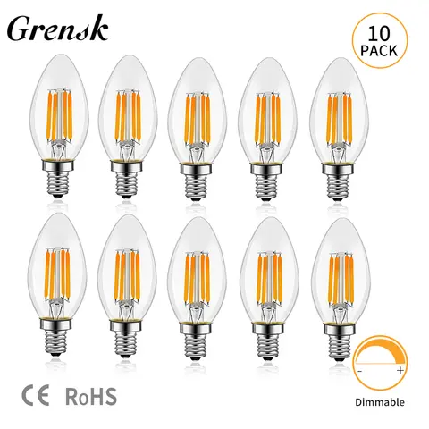 C35 촛불 Led 전구 E14 Candelabra 기본 4W 6W 디 밍이 가능한 에디슨 전구 2700K 따뜻한 차가운 흰색 6000K 샹들리에 교체 램프 C35 촛불 Led 전구 E14 Candelabra 기본 4W 6W 디 밍이 가능한 에디슨 전구 2700K 따뜻한 차가운 흰색 6000K 샹들리에 교체 램프