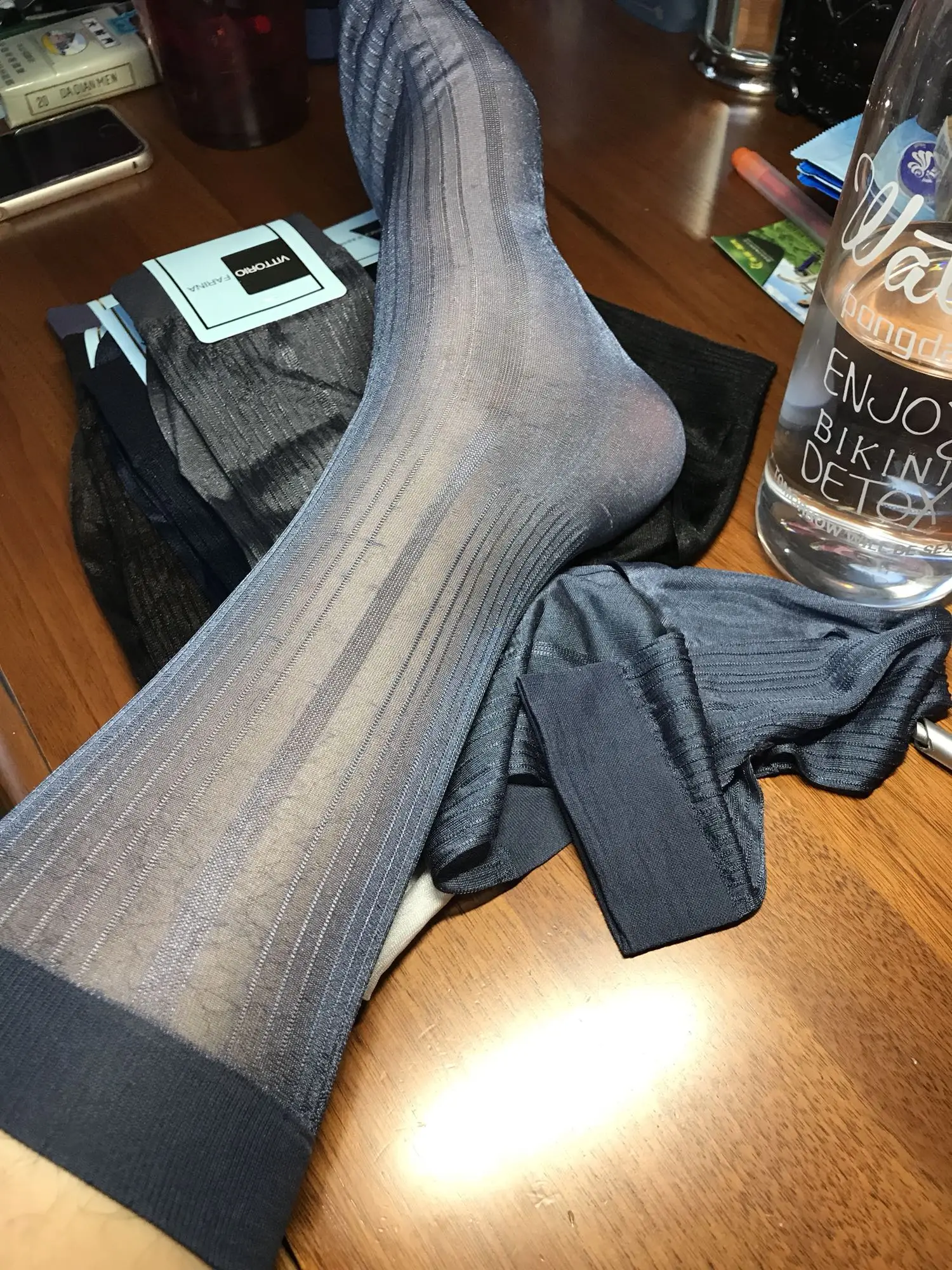 Thin Sheer Socks Ribbed Mature Man Hot Man Sex Mature Vintage Nylon Stockings Men\'S Nylon Silk Store Collection Old Goods