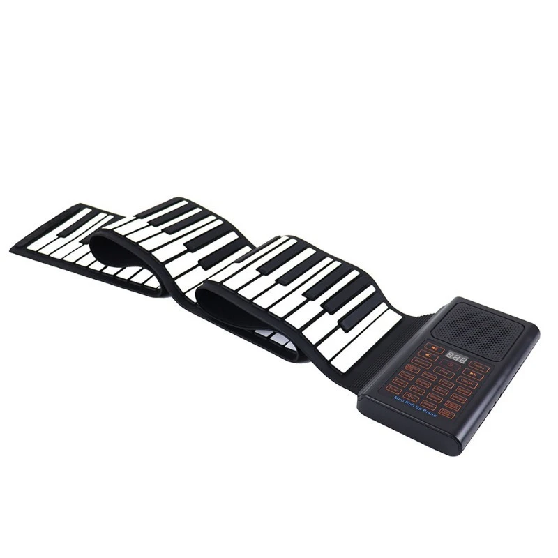 

Hand-rolled piano 88 keys, silicone Bluetooth keyboard, portable folding