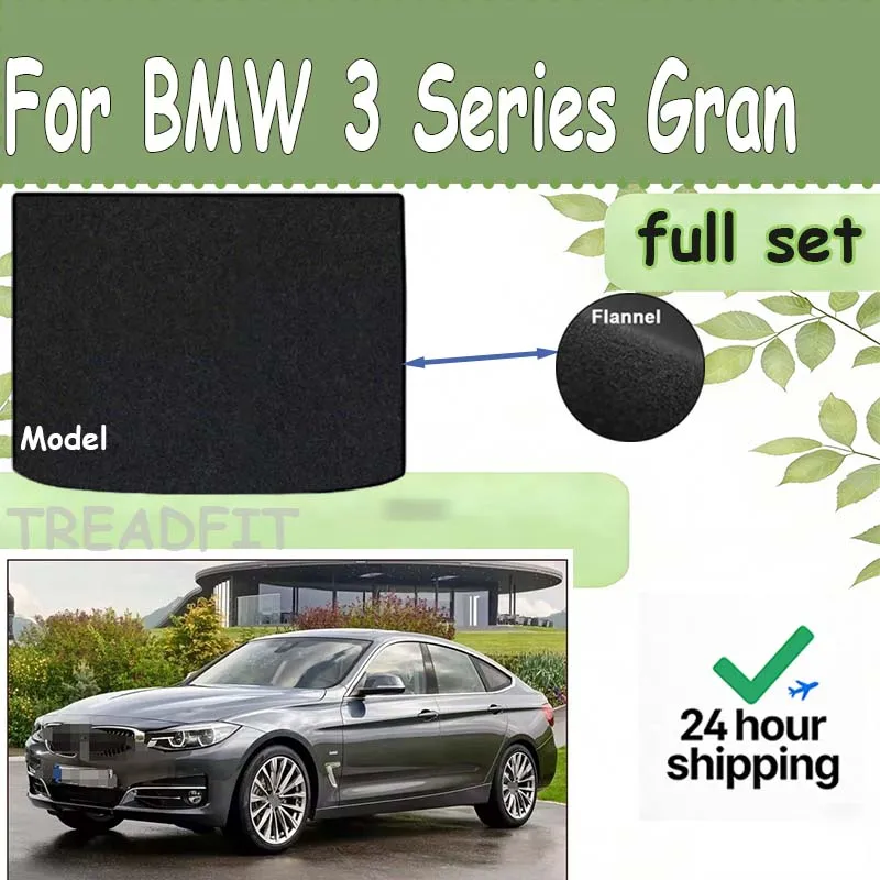 

Коврик в багажник PRIMEMAT для BMW 3 серии Gran Turismo GT F34 2012~2018, поддон для багажа, задние накладки