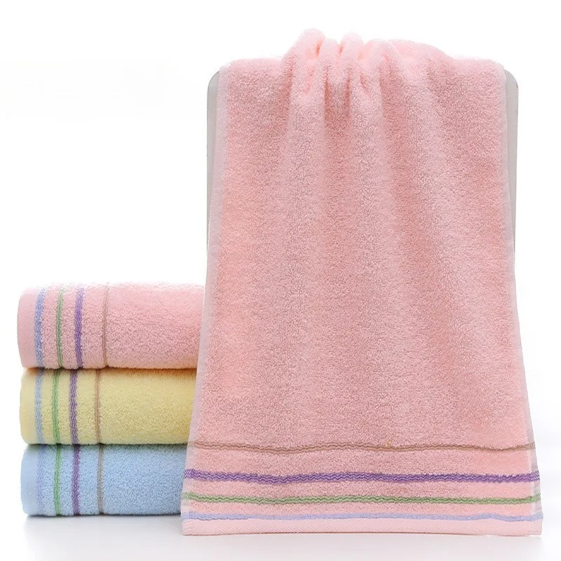 Pure Cotton Towel Soft Skin-friendly Daily Wash Face Hand Towels Thicken Bathroom Adult Students Affinity Water Absorption Home