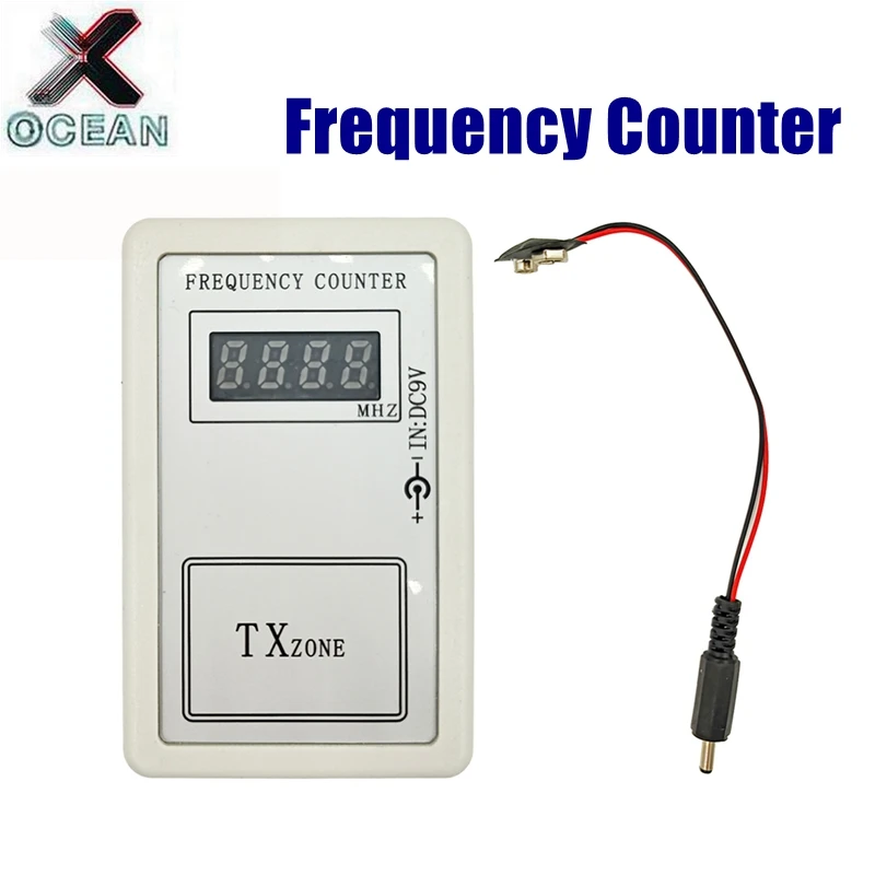 

Handheld Remote Control Wireless Frequency Meter Counter tester for Car Auto Remote Cymometer Detector Power Cable DC 7.5-10V