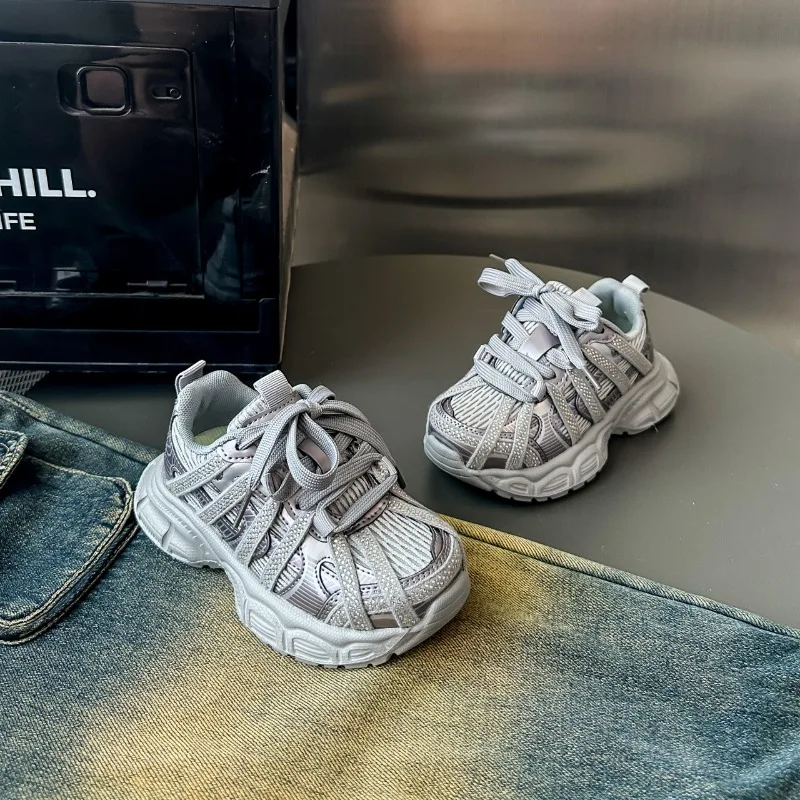منصة أحذية رياضية غير رسمية 2025 جديد الخريف الاطفال احذية الجري لينة وحيد طوال اليوم الراحة الاطفال مدرسة في الهواء الطلق أحذية رياضية #6