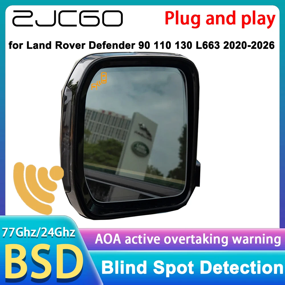 for Land Rover Defender 90 110 130 L663 2020-2026 Blind Spot Monitor Assist Detection BSM BSA BSD System 77GHz Radar Detector
