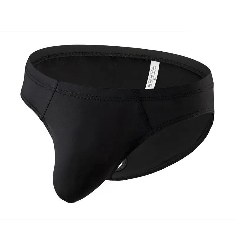 

Mens Underwear Briefs Shorts Homme Thin Ice Silk Panties Man Solid Breathable U Convex Pouch Underpants Cueca Calzoncillo M-XXL