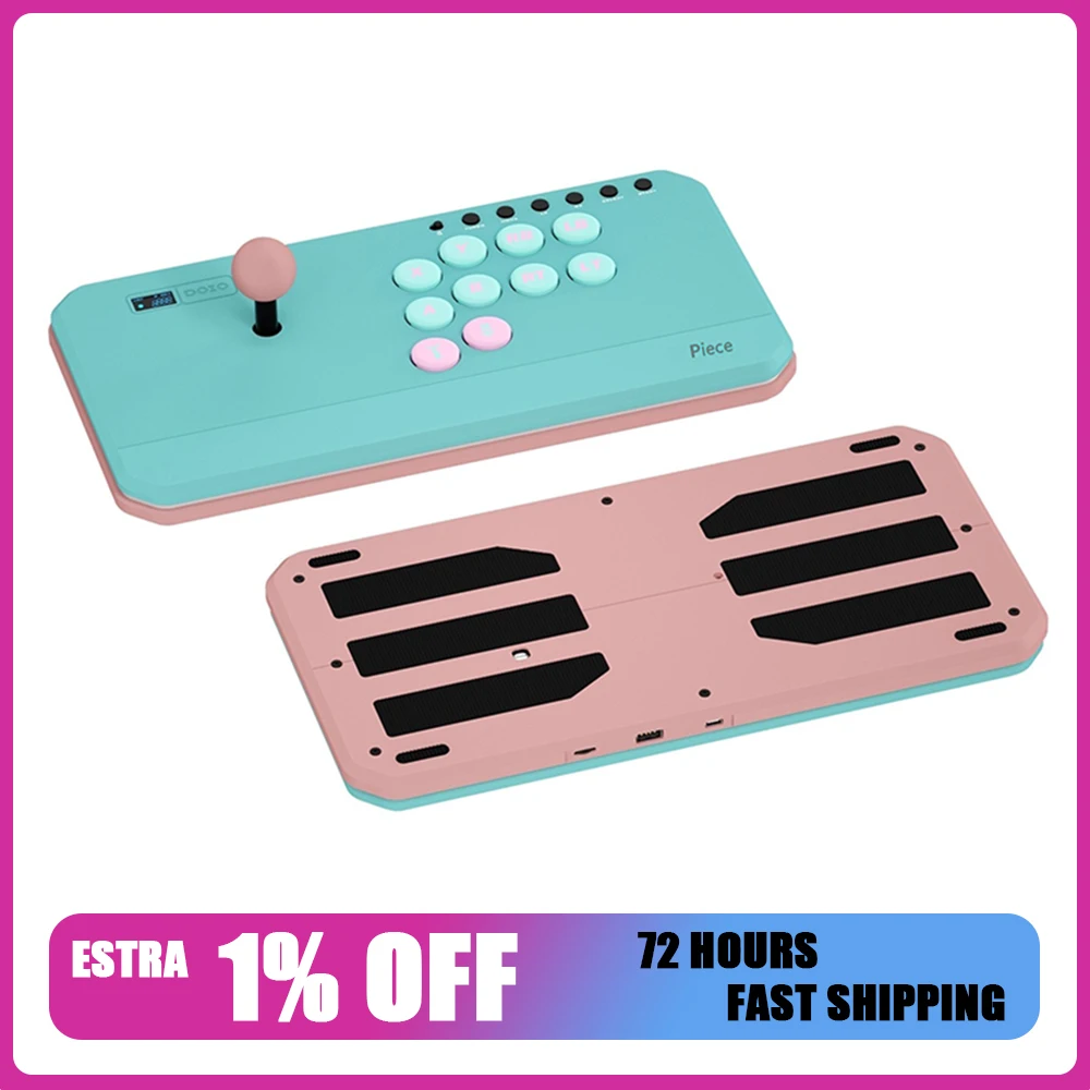 

DOIO KBGM-H08D Mechanical Keyboard VLX Aluminum Alloy Rocker Arcade Fighting Gamer Keyboard HITBOX For PS5 Switch PC Steam NS2