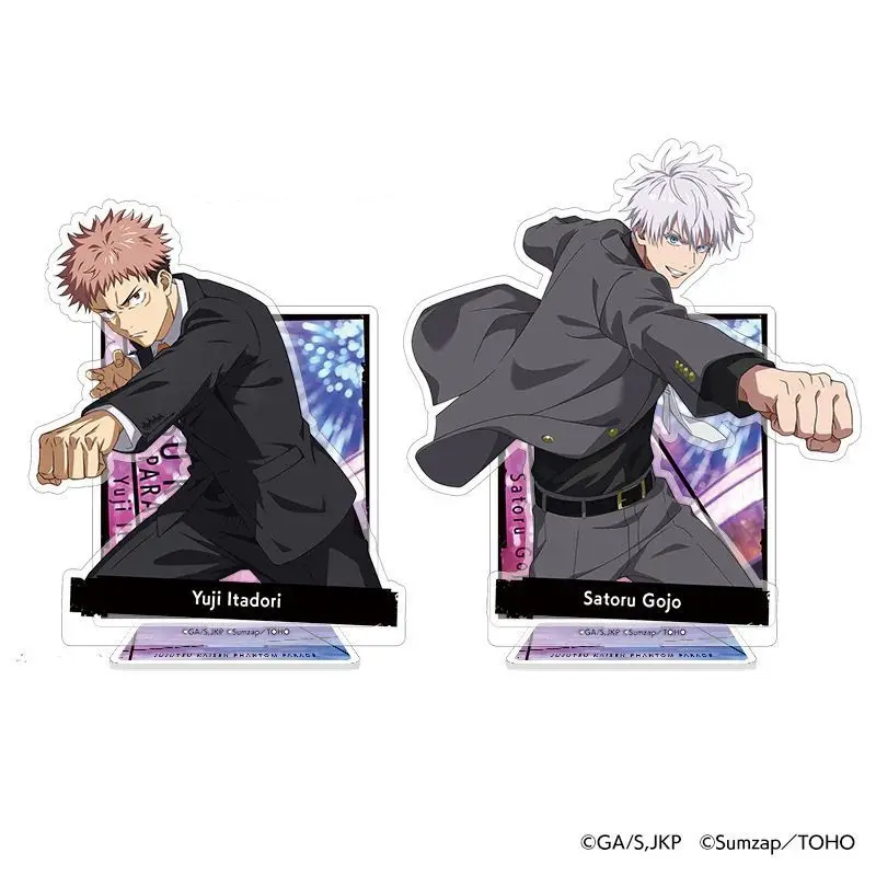 Anime Jujutsu Kaisen Acrylic Stand Gojo Satoru Figures Itadori Yuji Miniatures Manga Figurines Garage Kits Model Toys Ornaments