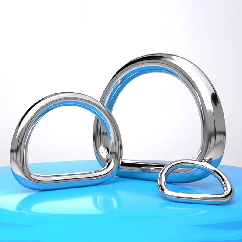 

2/5/10Pcs 304 Stainless Steel D Ring Hook Buckles Bag Webbing Strap Carabiner Clips Loop Clasp Dog Collar Rope Fixing Accessory