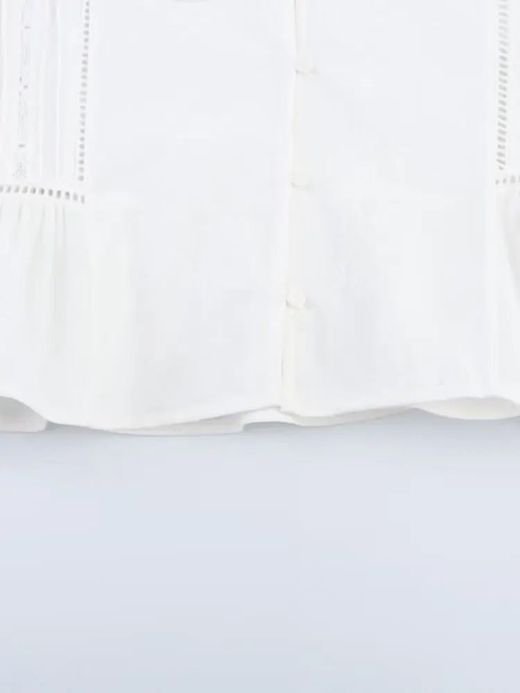 2025 ฤดูร้อนผู้หญิงVINTAGE Casual Chicเย็บปักถักร้อยเสื้อแขนกุดแฟชั่นHoliday Tops