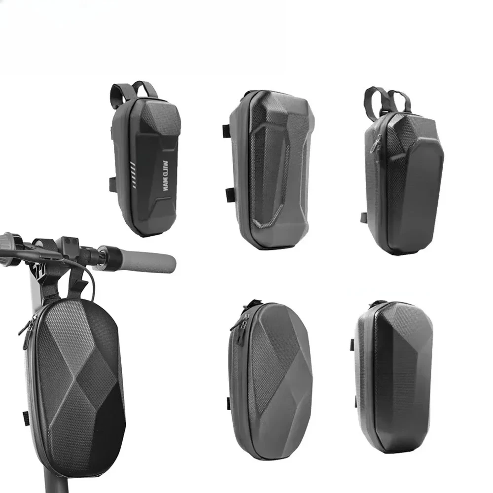 Universal e-scooter frente guiador sacos de casca dura para inokim oxo ox mini e-scooter armazenamento pendurado pacote para xiaomi m365